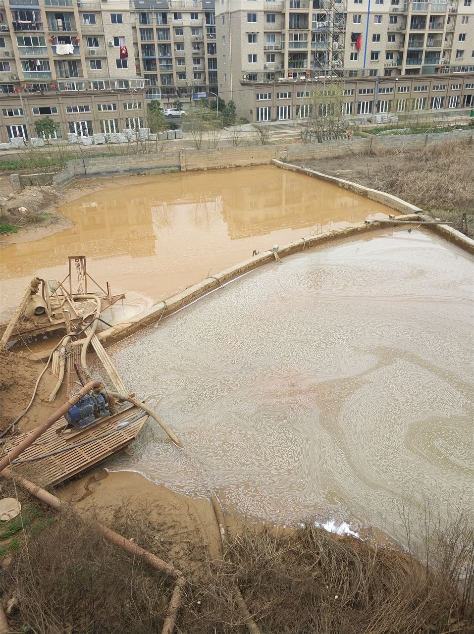 白碱滩沉淀池淤泥清理-厂区废水池淤泥清淤